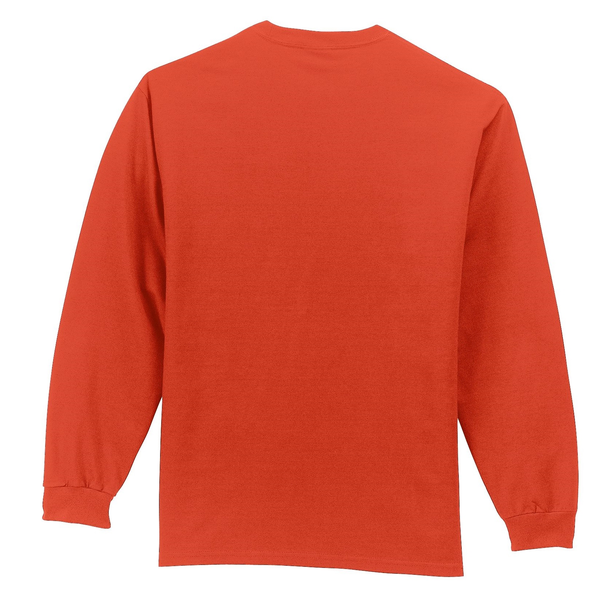Port & Company® Essential Heavyweight 100% Cotton Men's Long Sleeve Pocket Tee