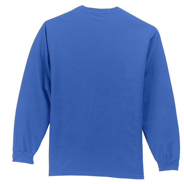 Port & Company® Essential Heavyweight 100% Cotton Men's Long Sleeve Pocket Tee