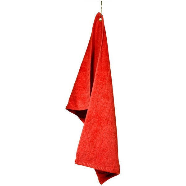 Velour Terry Hand Towel with Grommet, 16" x 25"