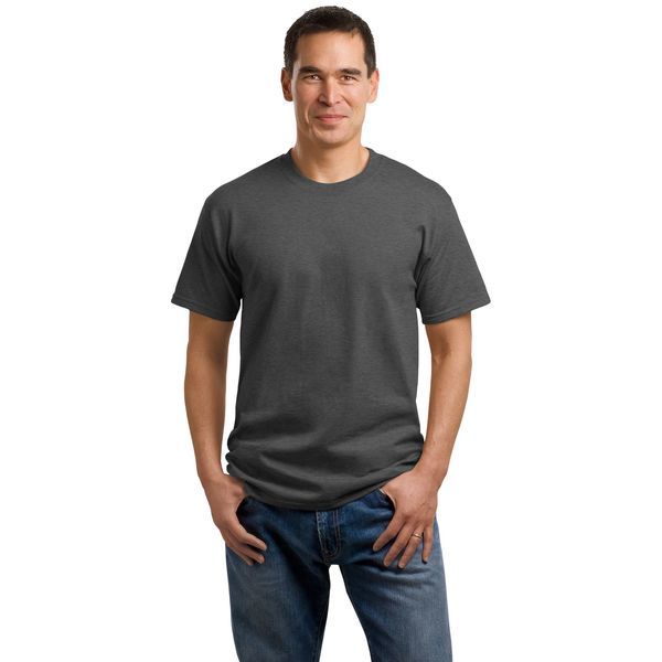 Port & Company® 50/50 Heathered Men's Tee