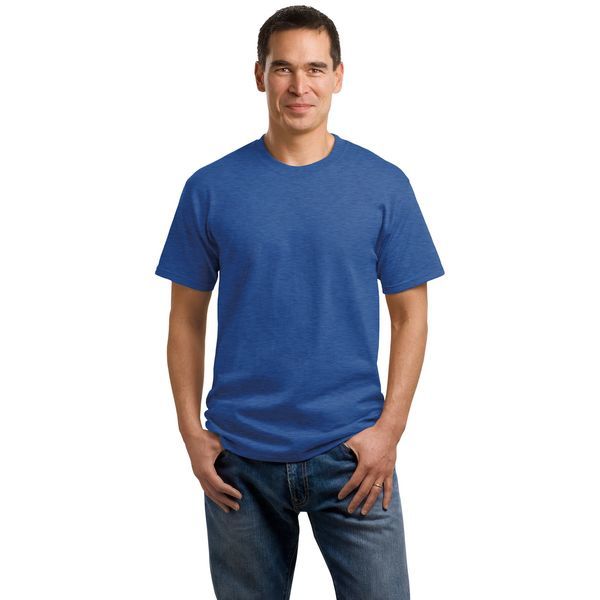 Port & Company® 50/50 Heathered Men's Tee