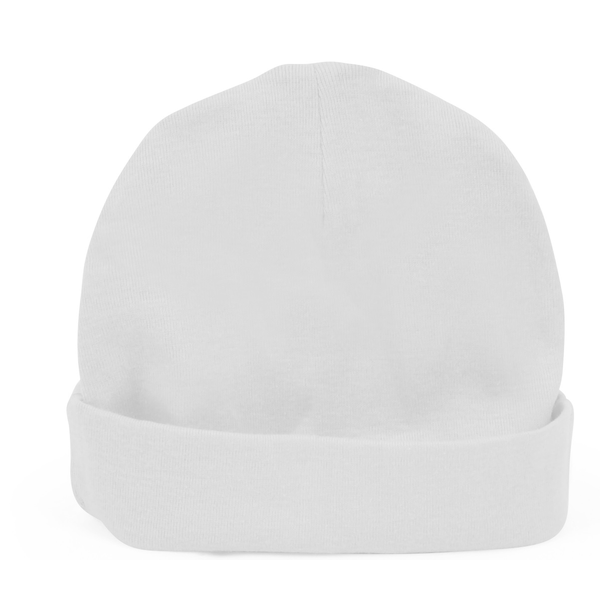 Rabbit Skins® Ringspun Cotton Infant Cap, White