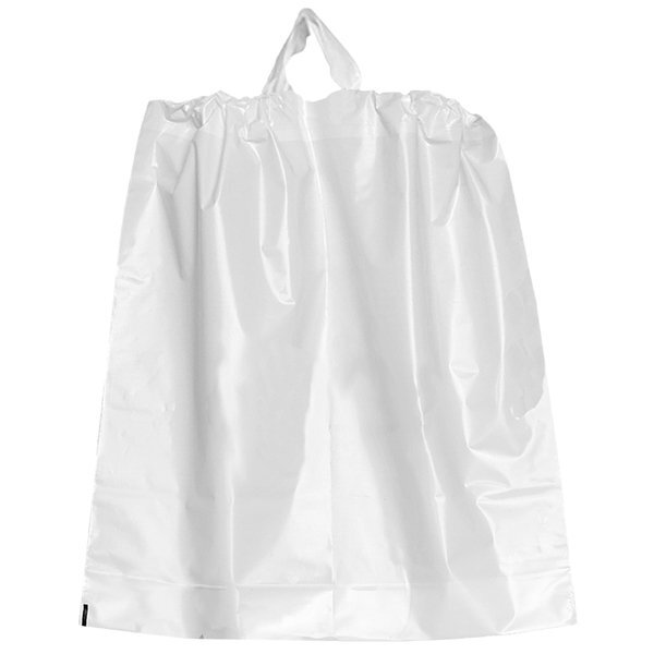 Poly Drawstring Plastic Bag, 18" x 20"