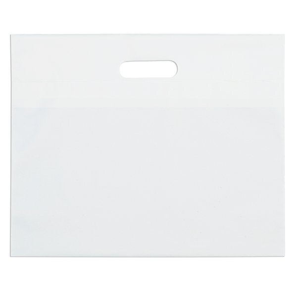 White Take Home Plastic Bag, 16" x 13"
