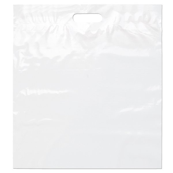 White Take Home Plastic Bag, 18" x 20"