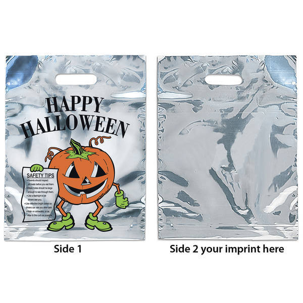 Reflective Halloween Pumpkin Bag, 11" x 15"