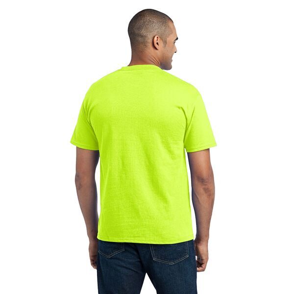 Port & Company® 50/50 Cotton/Poly Men's Pocket Tee, Safety Colors