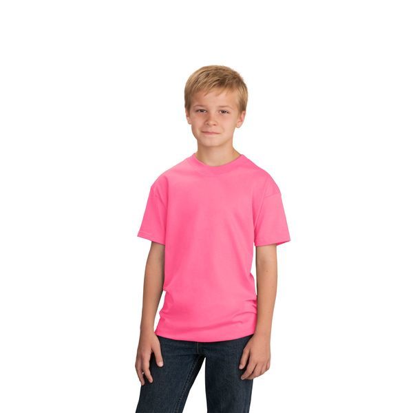 Port & Company® 50/50 Youth Neon Tee