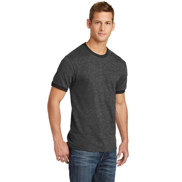 Port & Company® 100% Cotton Men's Ringer Tee