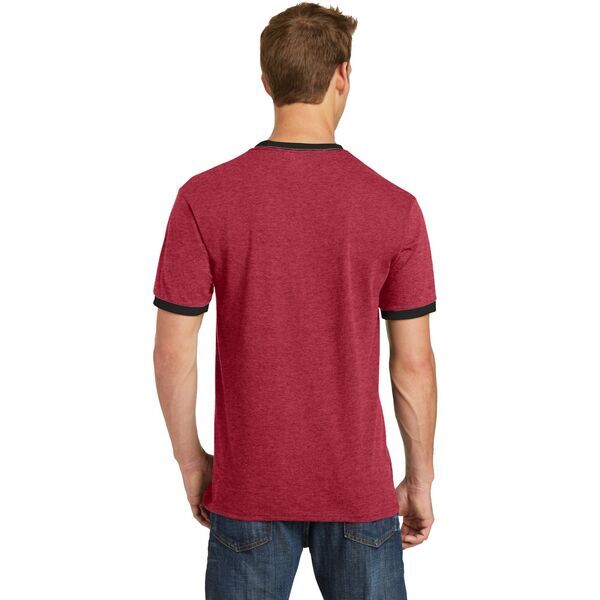 Port & Company® 100% Cotton Men's Ringer Tee