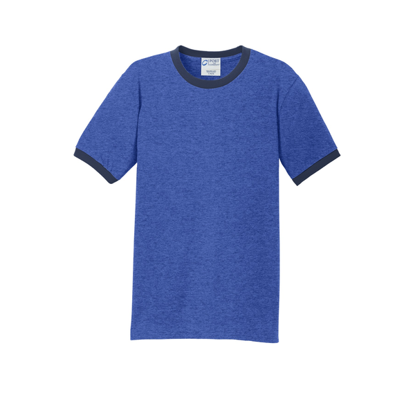 Port & Company® 100% Cotton Men's Ringer Tee