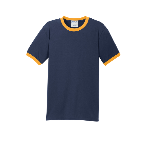 Port & Company® 100% Cotton Men's Ringer Tee