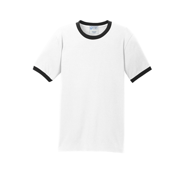 Port & Company® 100% Cotton Men's Ringer Tee
