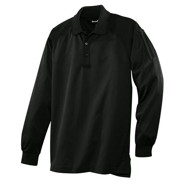 CornerStone® Select Snag-Proof Tactical Men's Performance Long Sleeve Polo