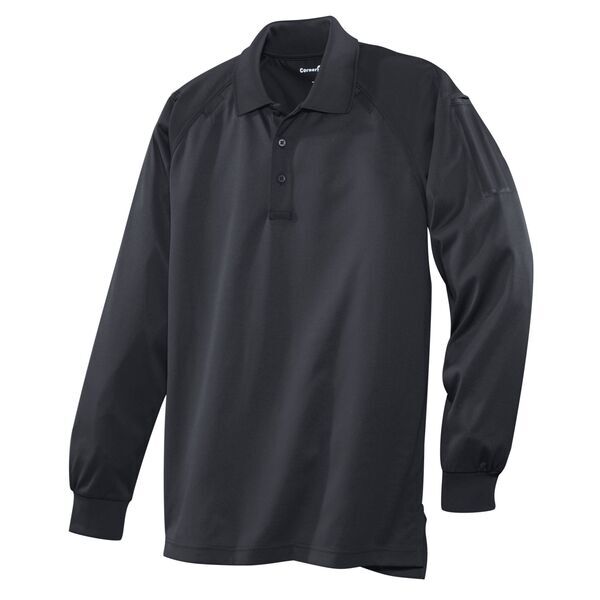 CornerStone® Select Snag-Proof Tactical Men's Performance Long Sleeve Polo