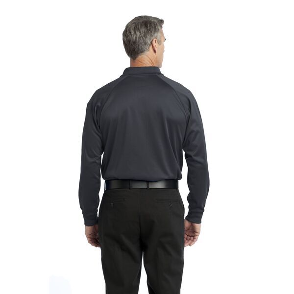 CornerStone® Select Snag-Proof Tactical Men's Performance Long Sleeve Polo