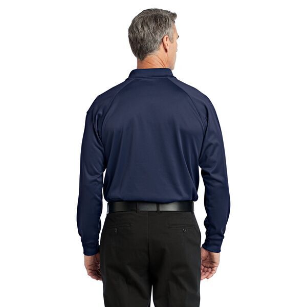 CornerStone® Select Snag-Proof Tactical Men's Performance Long Sleeve Polo