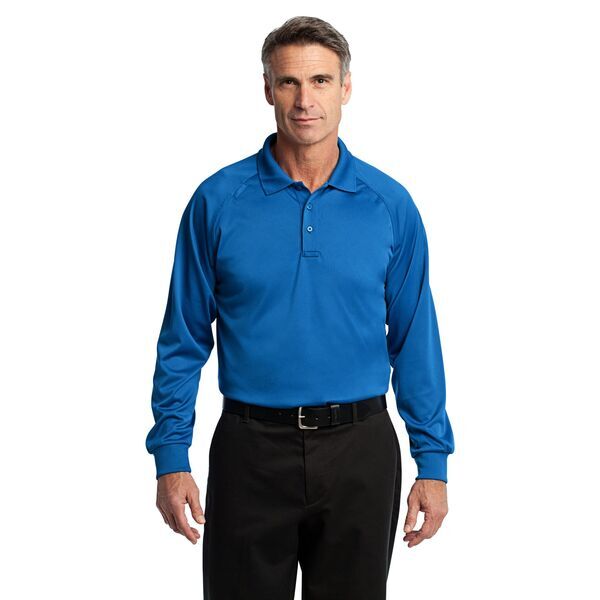 CornerStone® Select Snag-Proof Tactical Men's Performance Long Sleeve Polo