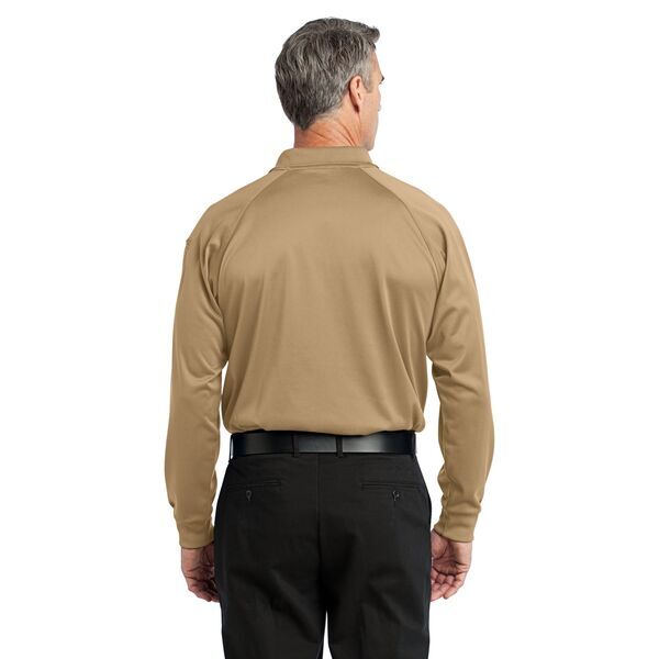 CornerStone® Select Snag-Proof Tactical Men's Performance Long Sleeve Polo