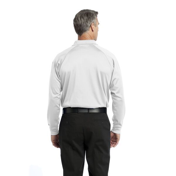 CornerStone® Select Snag-Proof Tactical Men's Performance Long Sleeve Polo