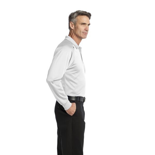 CornerStone® Select Snag-Proof Tactical Men's Performance Long Sleeve Polo