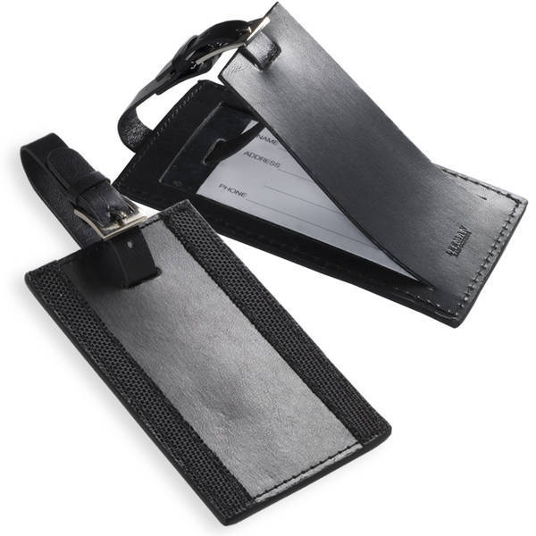 Leeman™ Majestic Leather Luggage Tag