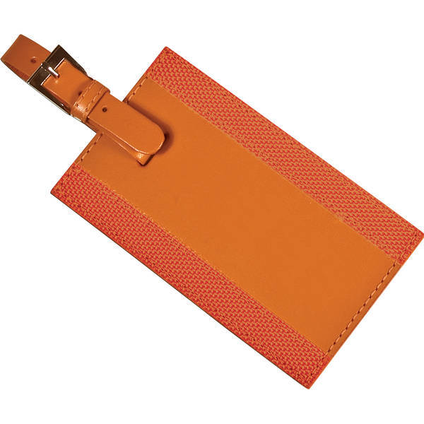 Leeman™ Majestic Leather Luggage Tag