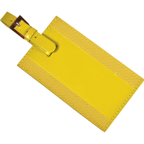 Leeman™ Majestic Leather Luggage Tag