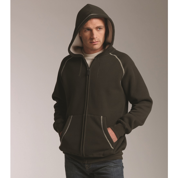 Charles River® Thermal Bonded Sherpa Men's Full Zip Hoodie
