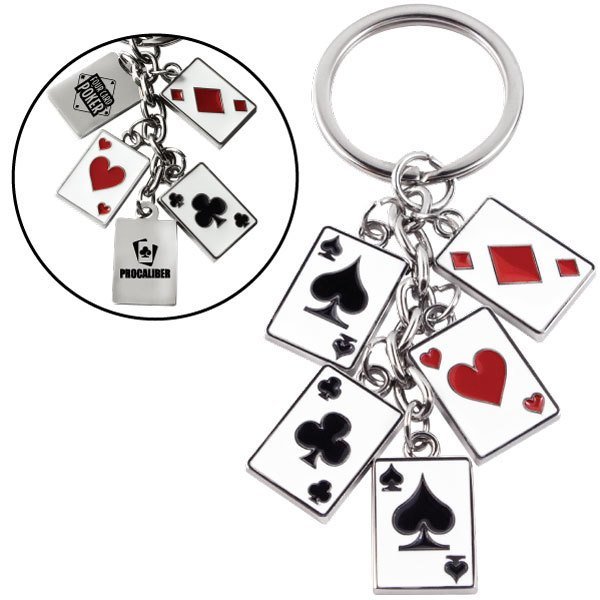 Playing Card Keychain