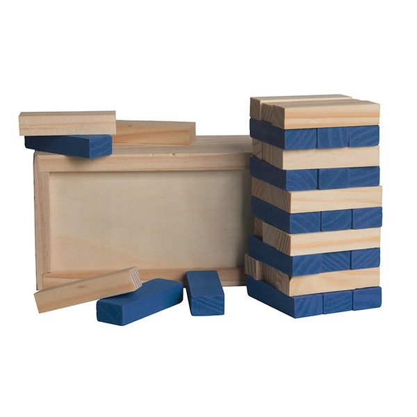 Colored Block Wooden Tower Puzzle