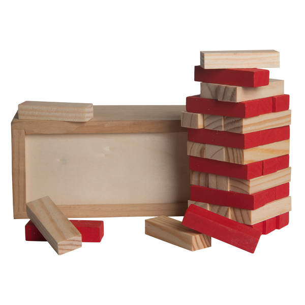 Colored Block Wooden Tower Puzzle