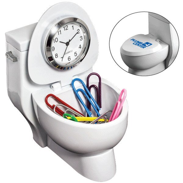 Unique Toilet Clock