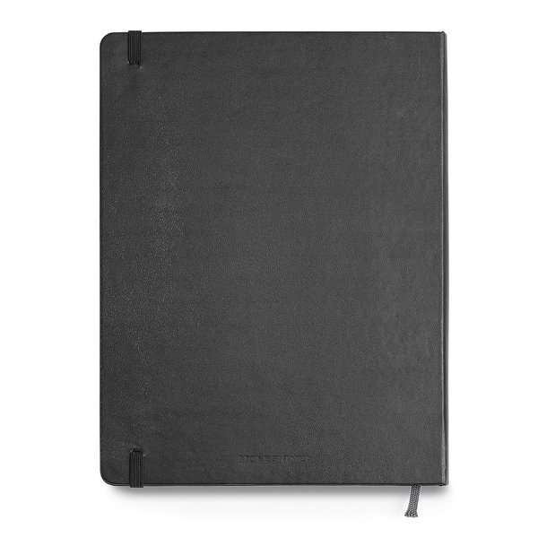 Moleskine® Hard Cover Ruled Extra Large Notebook, 7-1/2" x 9-3/4"
