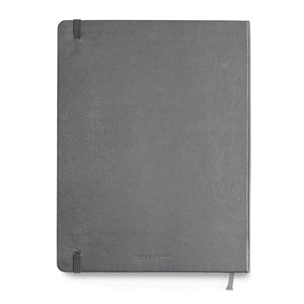 Moleskine® Hard Cover Ruled Extra Large Notebook, 7-1/2" x 9-3/4"