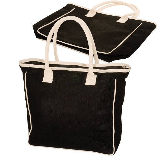 Seville Jute Canvas Tote