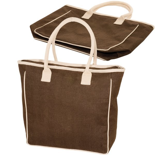 Seville Jute Canvas Tote