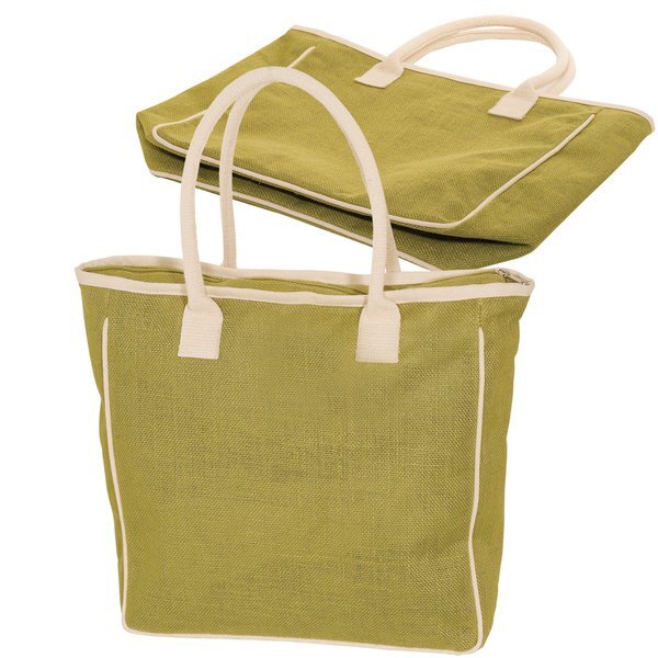 Seville Jute Canvas Tote