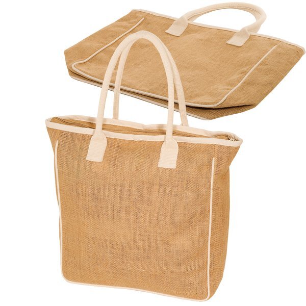 Seville Jute Canvas Tote