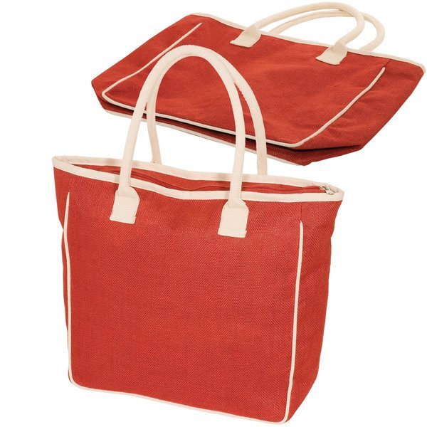 Seville Jute Canvas Tote