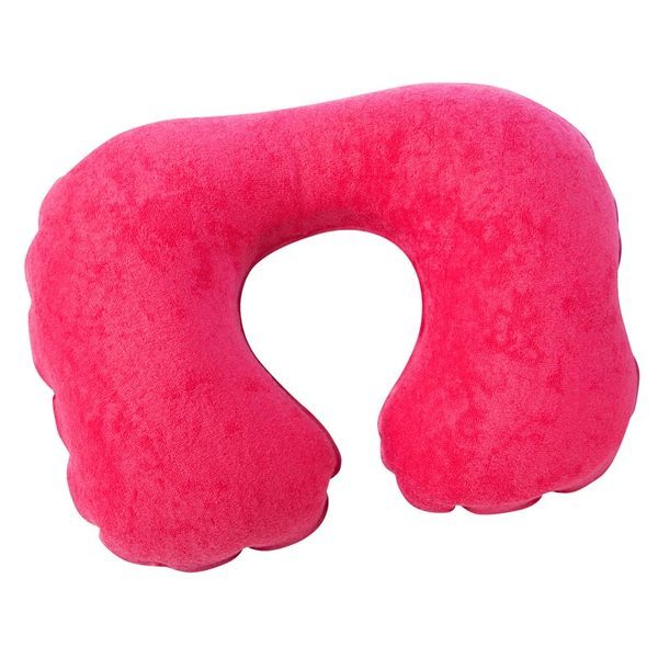 Terry Cotton Inflatable Travel Pillow
