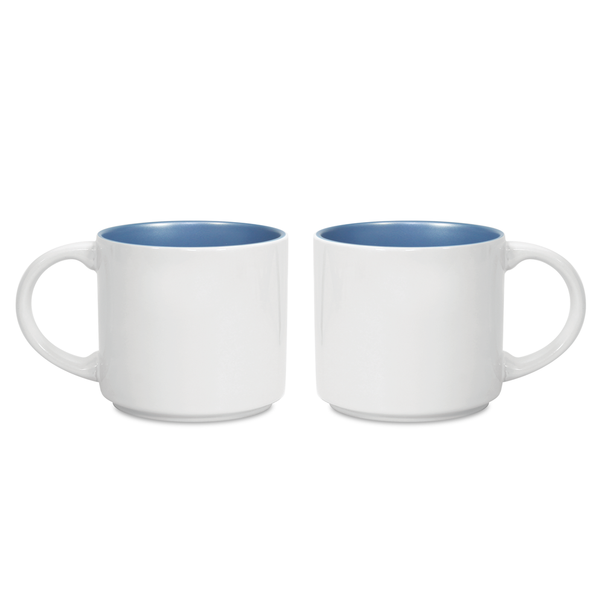 Metro Two-Tone Ceramic Mug, 14oz.