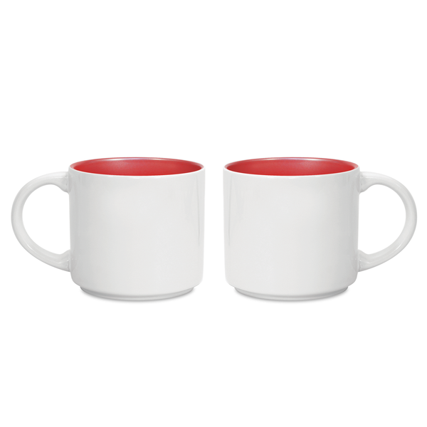 Metro Two-Tone Ceramic Mug, 14oz.