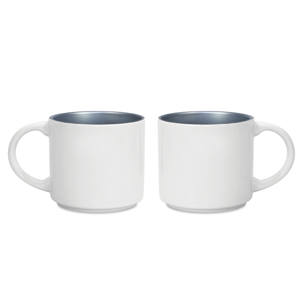 Metro Two-Tone Ceramic Mug, 14oz.