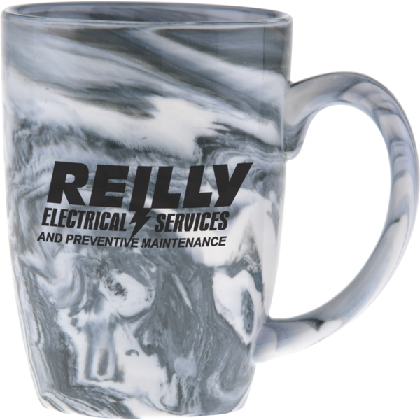 Palermo Marble Ceramic Mug, 16oz.