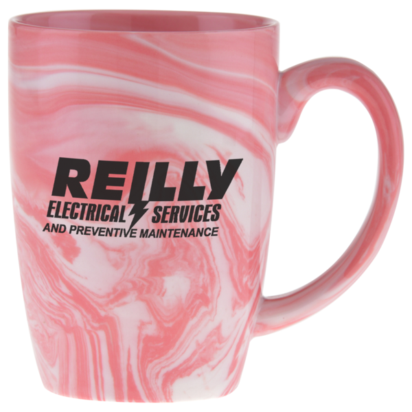 Palermo Marble Ceramic Mug, 16oz.
