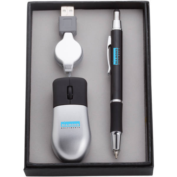 LED Stylus Pen and USB Optical Travel Mouse | Promotions Now