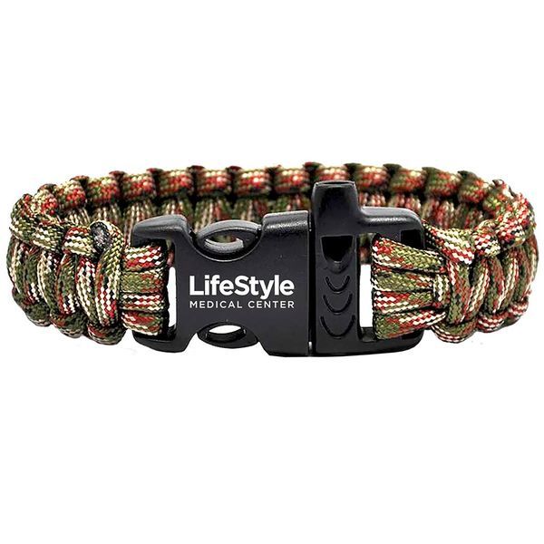 Paracord Bracelet with Whistle
