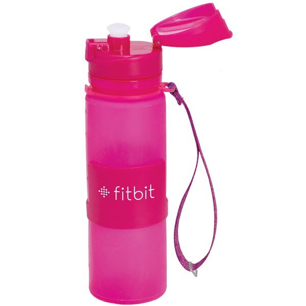 Foldable Silicone Travel Bottle, 20oz.