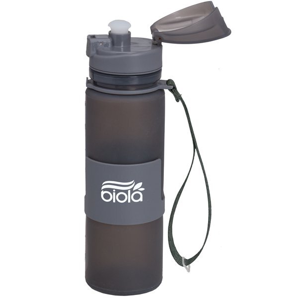 Foldable Silicone Travel Bottle, 20oz.